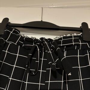 Soho Apparel Black and White Checkered Pants